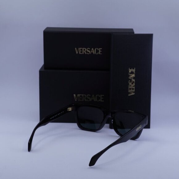 Versace VE4486 GB1/87 Square Sunglasses – Black/Grey - Picture 4 of 10